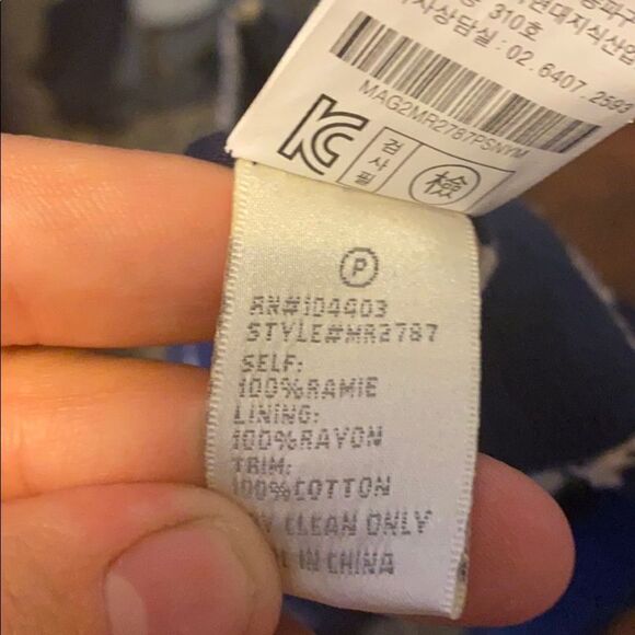 JOA Blue With White Detailing Shorts Boho Casual Feminine - Picture 6 of 9